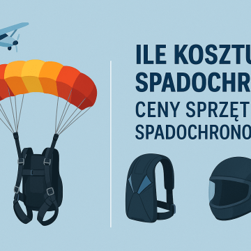 Ile kosztuje spadochron? Ceny sprzętu spadochronowego